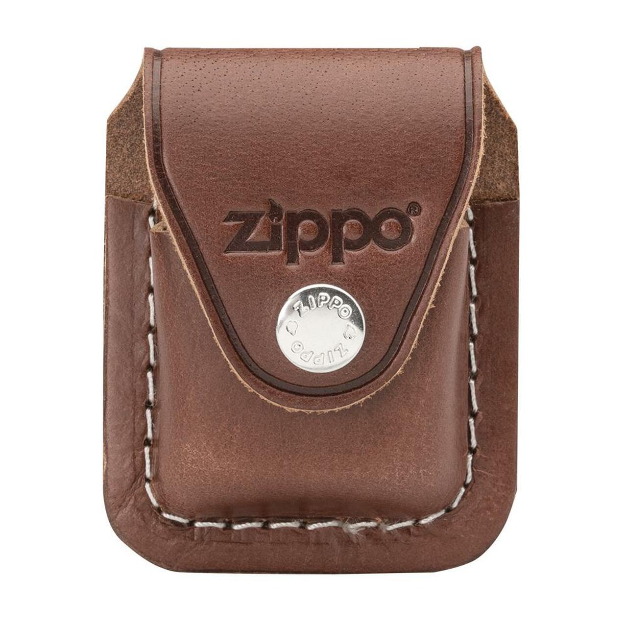 LIGHTER POUCH W/CLIP_ BROWN - LPCB