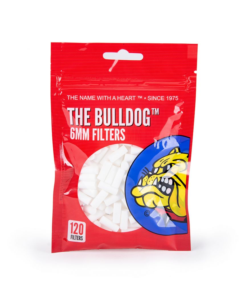 BULLDOG FILTRE 6MM RED 100FILTRE (34BUC/CUT)