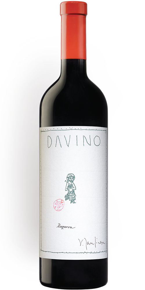 DAVINO REZERVA ROSU  75 CL