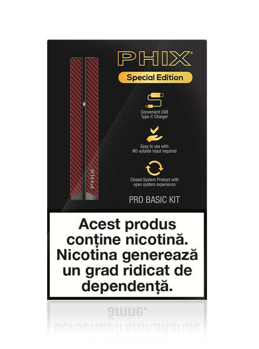 PHIX Basic Pro Carbon Kit Red Kit