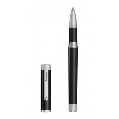 ROLER MONTEGRAPPA ZERO DIN RASINA NEAGRA CU FINISAJ DIN OTEL INOXIDABIL