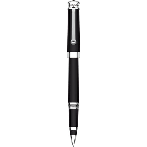 ROLER MONTEGRAPPA PAROLA DIN RASINA NEAGRA CU FINISAJ DIN OTEL INOXIDABIL