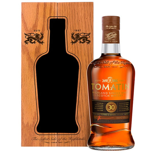 TOMATIN SINGLE MALT 30Y  70CL 46%