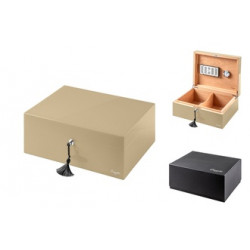 HUMIDOR CASETI PARIS. GRI BEJ  LUCIOS 36.8X27.7X16.6 CM
