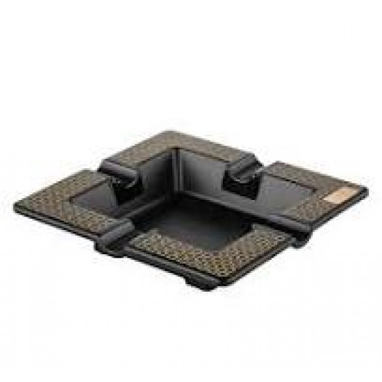 SCRUMIERA TRABUC METALICA  18X18X3.7 CM