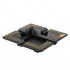 SCRUMIERA TRABUC METALICA  18X18X3.7 CM