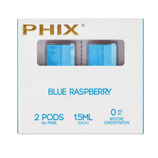 Phix PODS 2 PACK ( 2x 1.5 ml ) 0 MG Blue Raspberry