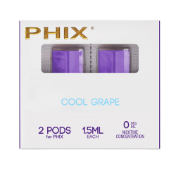 Phix PODS 2 PACK ( 2x 1.5 ml ) 0 MG Cool Grape