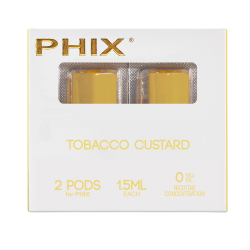 Phix PODS 2 PACK ( 2x 1.5 ml ) 0 MG Custard Tobacco