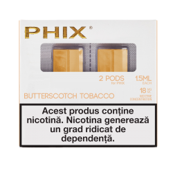 Phix PODS 2 PACK ( 2x 1.5 ml ) 18 MG Butterscotch 