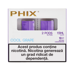 PHIX PODS 2 PACK ( 2X 1.5 ML ) 18 MG COOL GRAPE