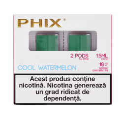 PHIX PODS 2 PACK ( 2X 1.5 ML ) 18 MG COOL WATERMELON (NU SE FACTUREAZA)