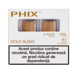 Phix PODS 2 PACK ( 2x 1.5 ml ) 18 MG Gold Blend 