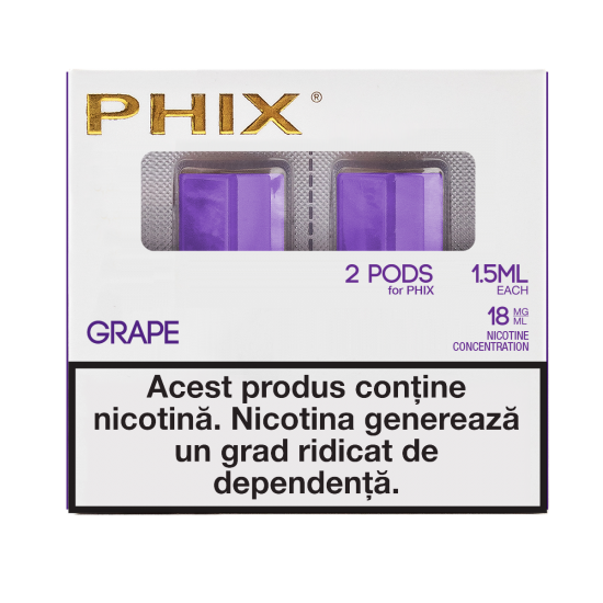 Phix PODS 2 PACK ( 2x 1.5 ml ) 18 MG Grape