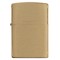 204/BRUSHED BRASS W/SOLID BRASS ENGRAVED (BRICHETA ZIPPO)
