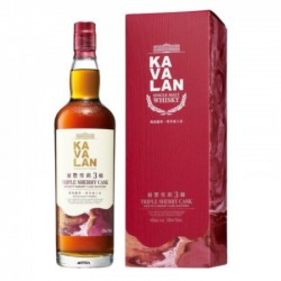 KAVALAN TRIPLE SHERRY CASK SINGLE MALT WHISKEY GB 0.7L